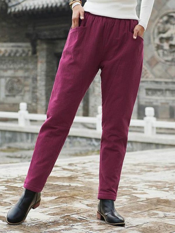 Зауженные штаны классического кроя : 5 цветов